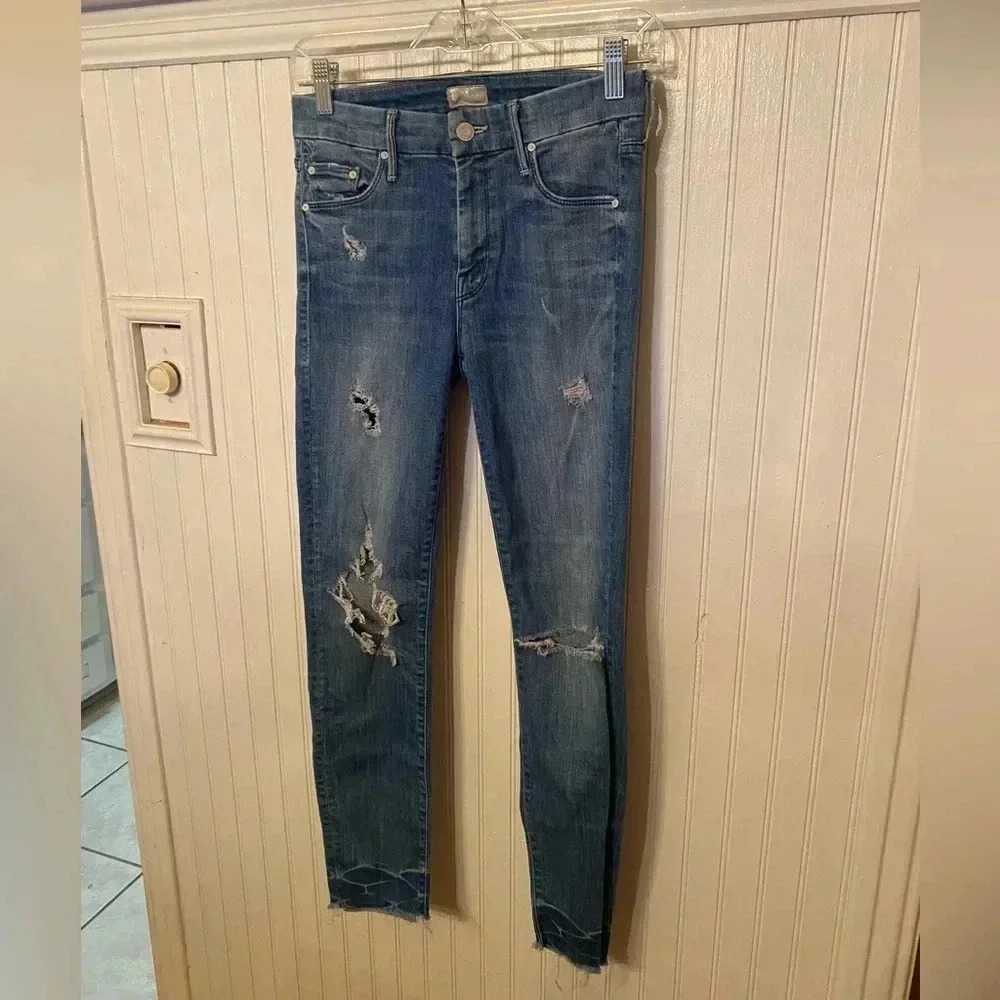 Mother Looker Ankle Fray Naughty intentions size 25